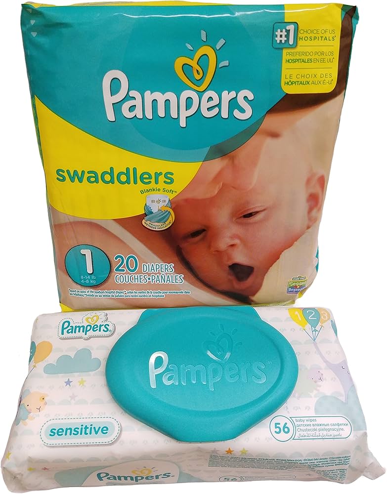 pampers new born husteczki