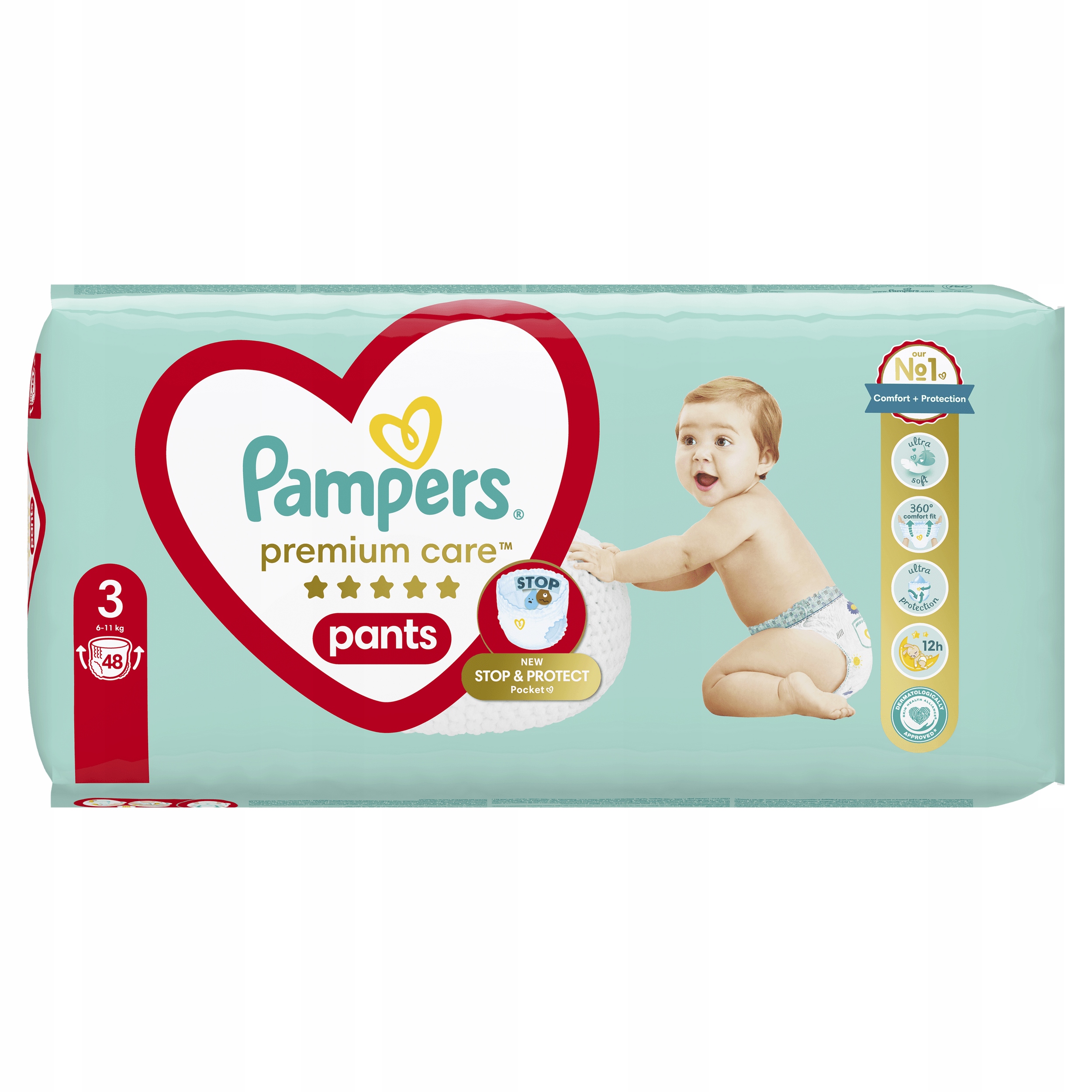 pampers pieluchomajtki premium care 3 midi