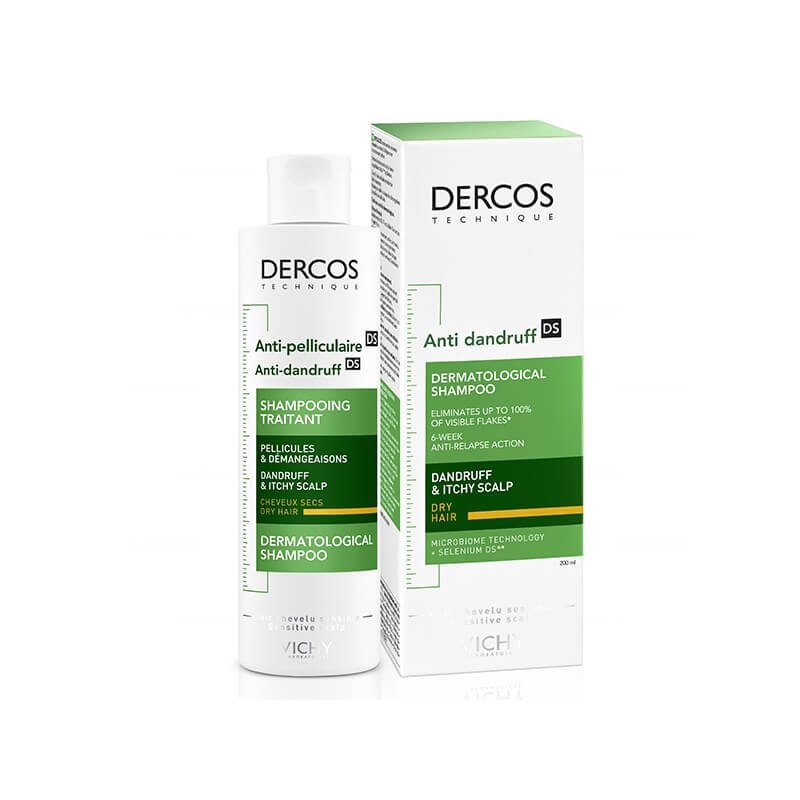 dercos ds - szampon przeciwłupieżowy włosy suche