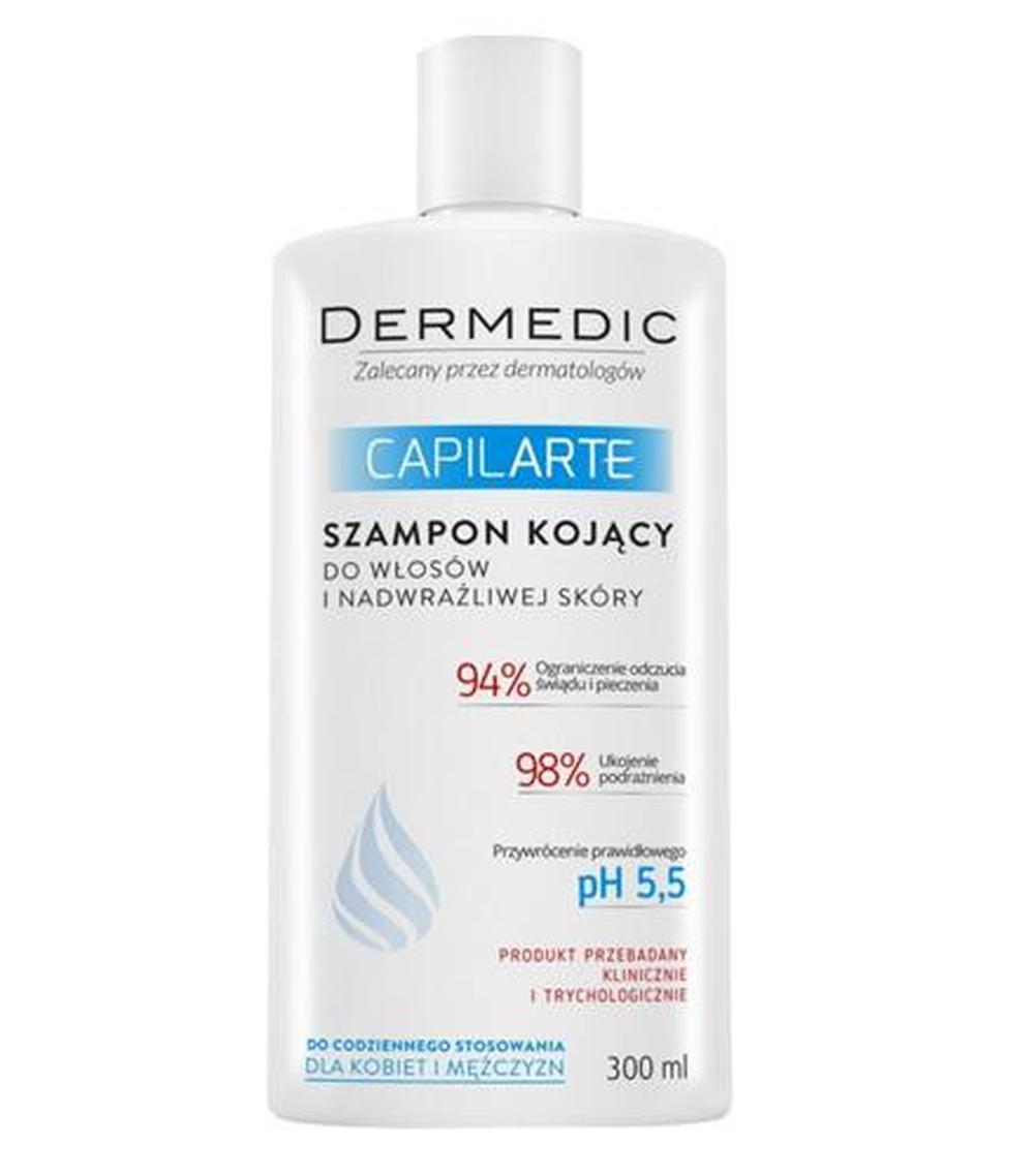 dermedic capilarte szampon wzmacniający i hamujący wypadanie włosów 300ml opinie