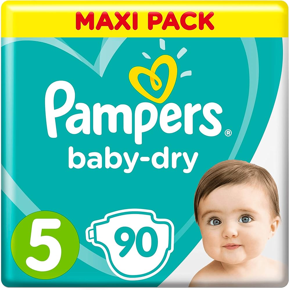 pampers baby dry 5 90