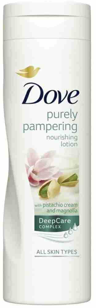 dove pampering body lotion pistachio cream and magnolia