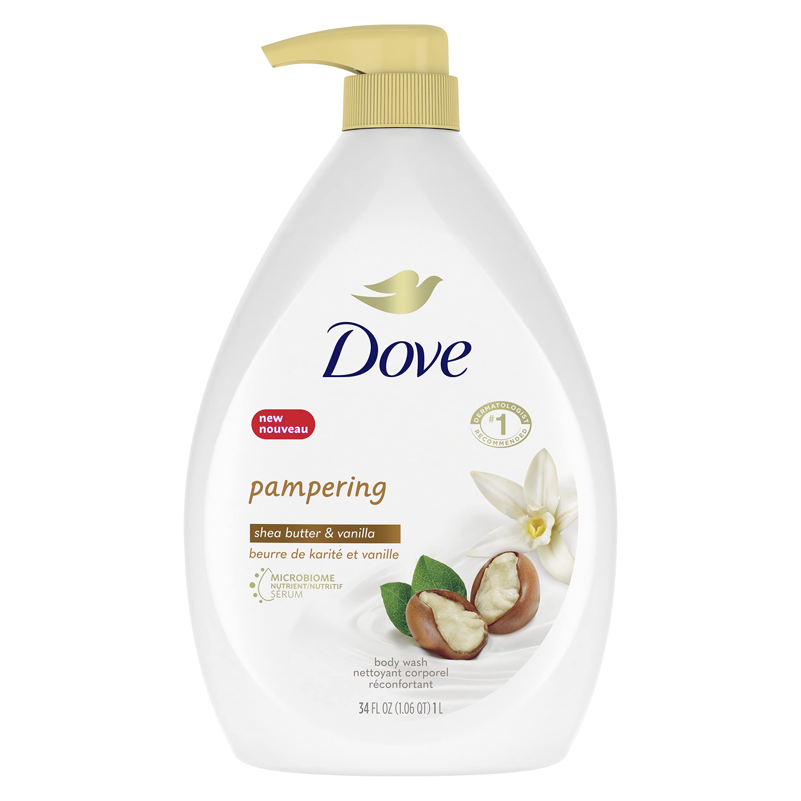 dove purely pampering nourishing body wash