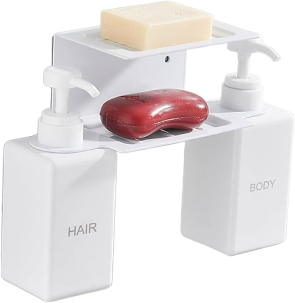 dozownik podwójny na mydło i szampon