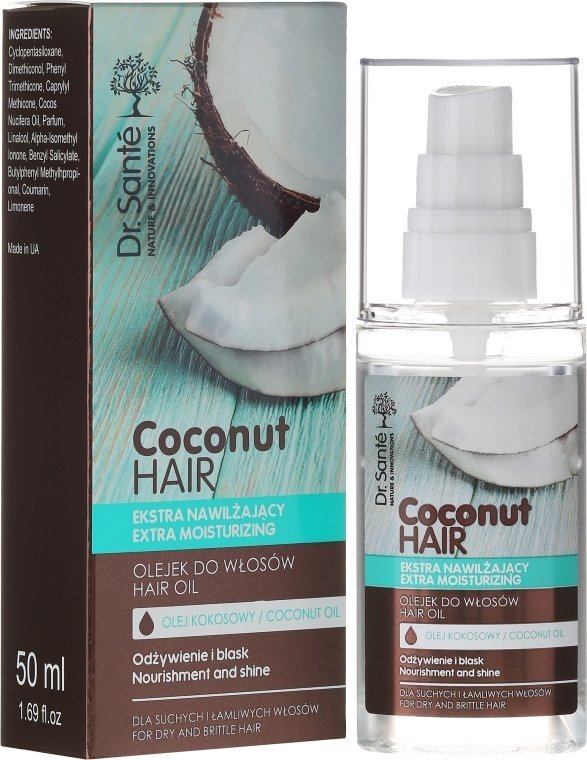 dr sante coconut hair ekstra nawilżający szampon do włosów