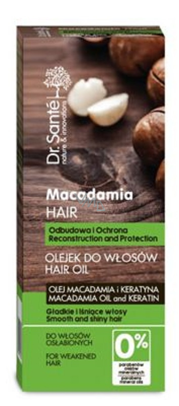 dr sante macadamia hair olejek do włosów odbudowu