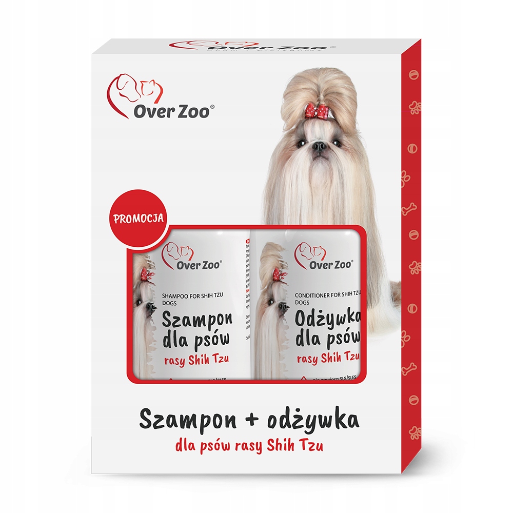 dwupak shih tzu szampon 250 ml odzywka 250ml over zoo