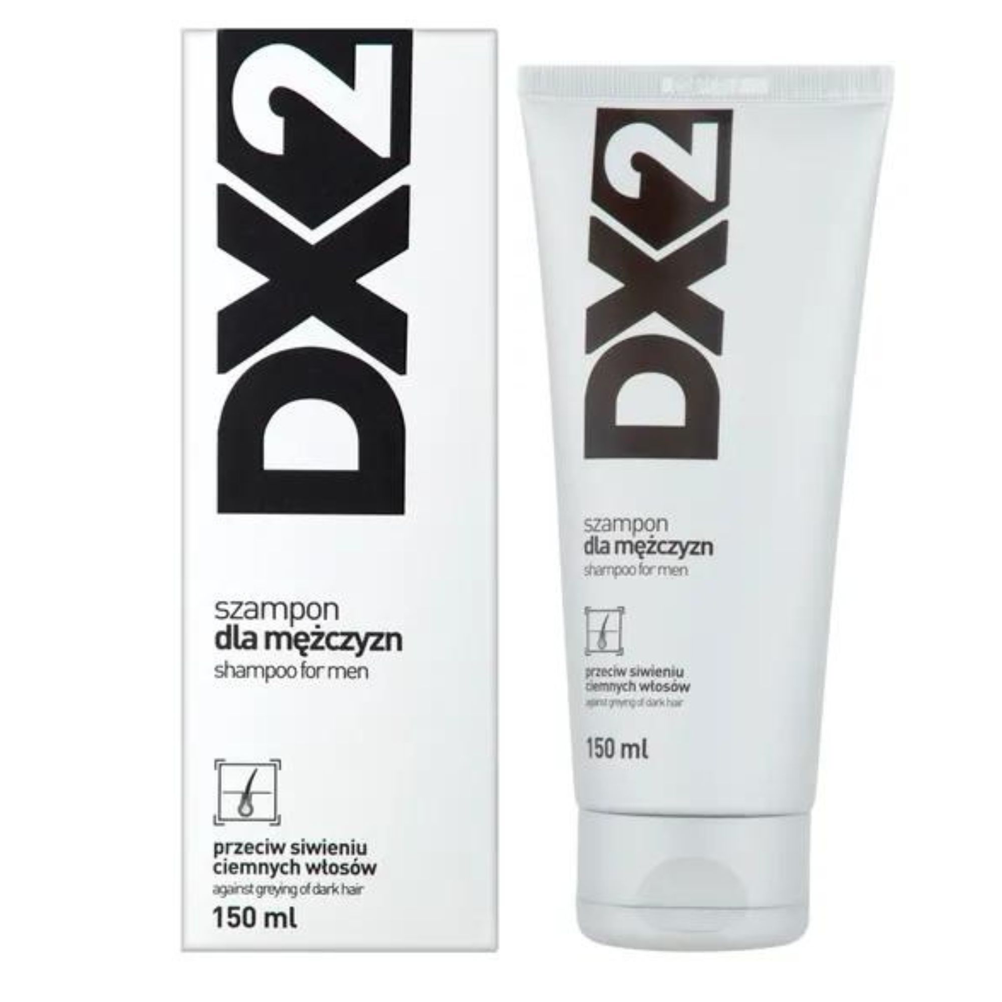dx2 szampon przeciw siwieniu ciemnych włosów