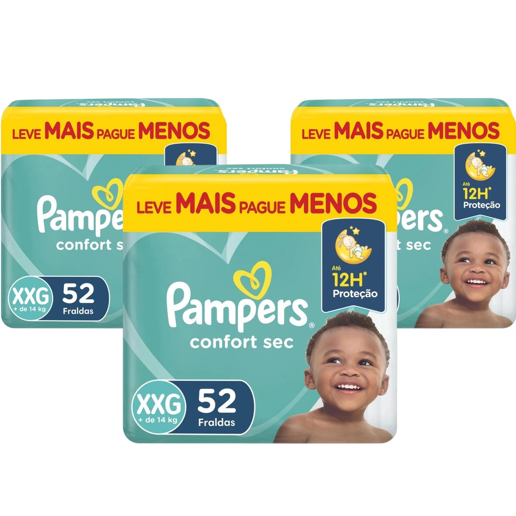 pampers 3 52 szt