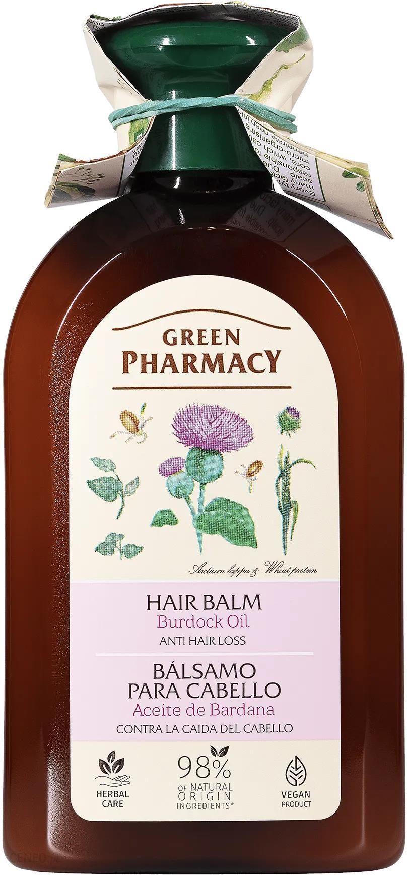 green pharmacy balsam do włosów przeciw wypadaniu olejek łopianowy recenzja