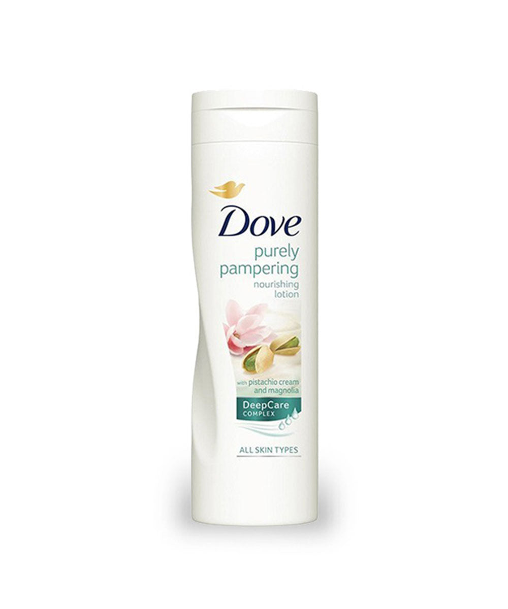 dove pampering body lotion pistachio cream and magnolia