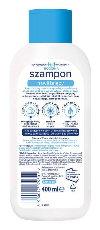 szampon dla doroslych nieszczypiący