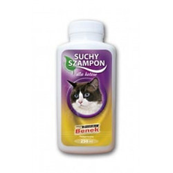 suchy szampon dla kota na łupież