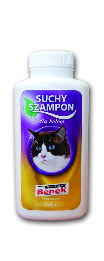 benek suchy szampon dla kota
