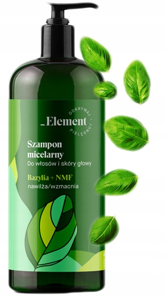 szampon z węglem aktywnym basil element