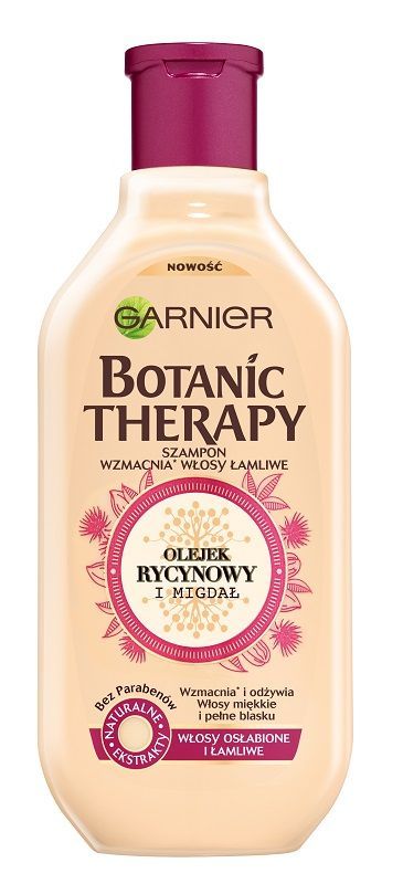 garnier olejek rycynowy szampon