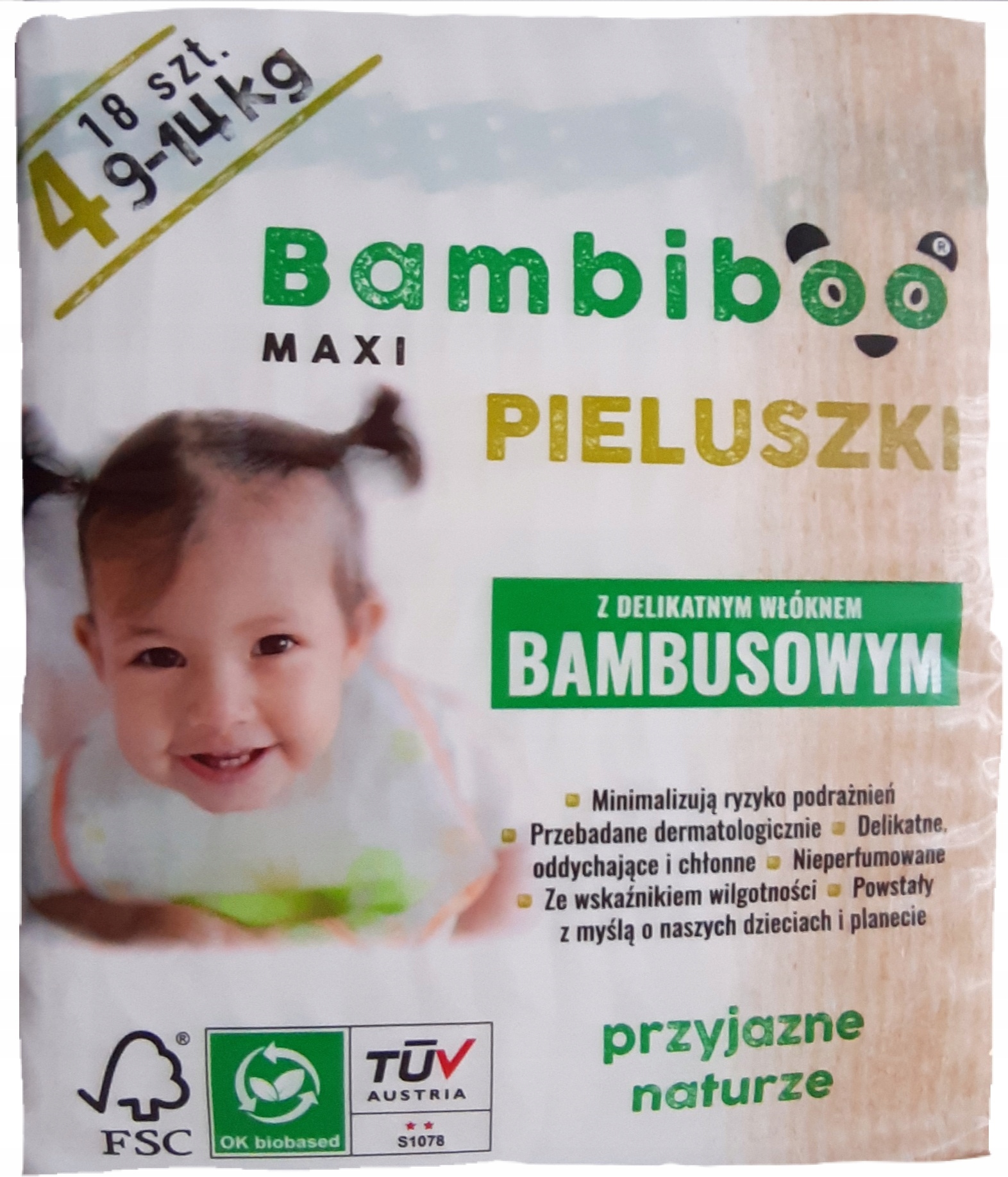 bambiboo pieluchy biodegradowalne