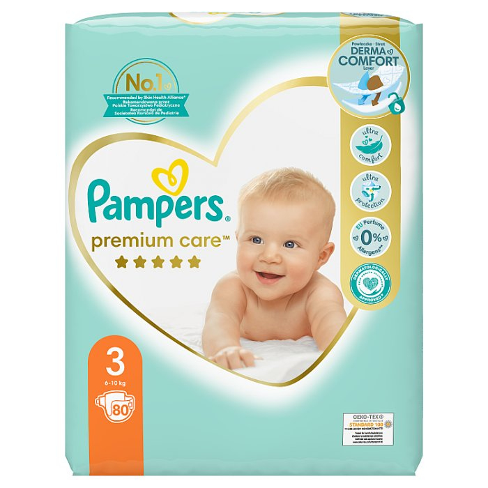 pampers premium care midi 35 zł