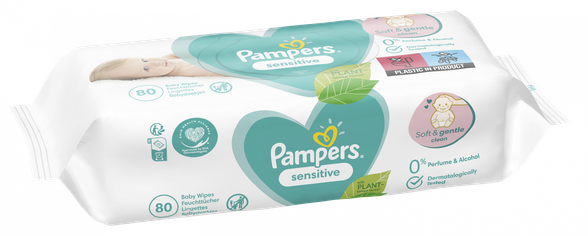 pampers sensitive 80