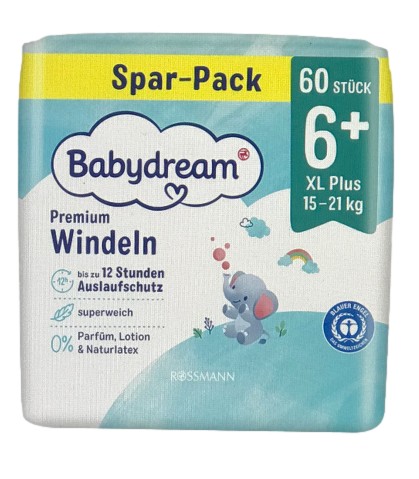 pieluchy babydream 6 plus