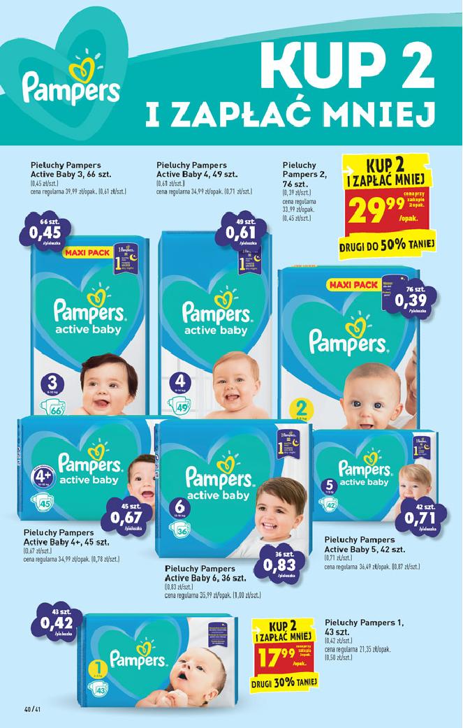 co jaki czas biedronka ma promocje na pieluchy pampers