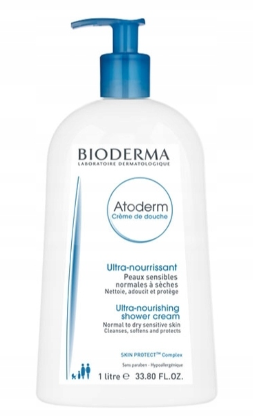 bioderma płyn do mycia twarzy atoderm huile de douche