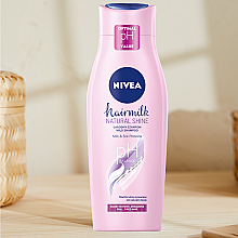 nivea hairmilk szampon shine