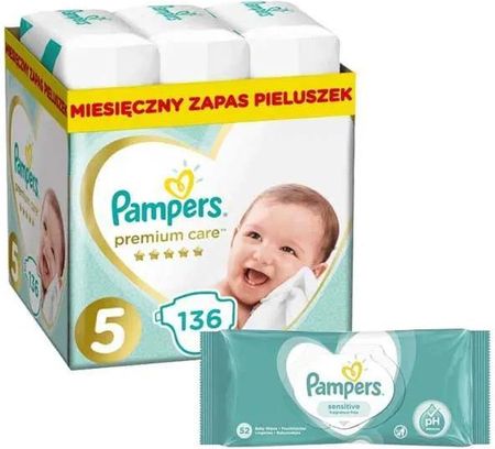 pampers premium care chusteczki