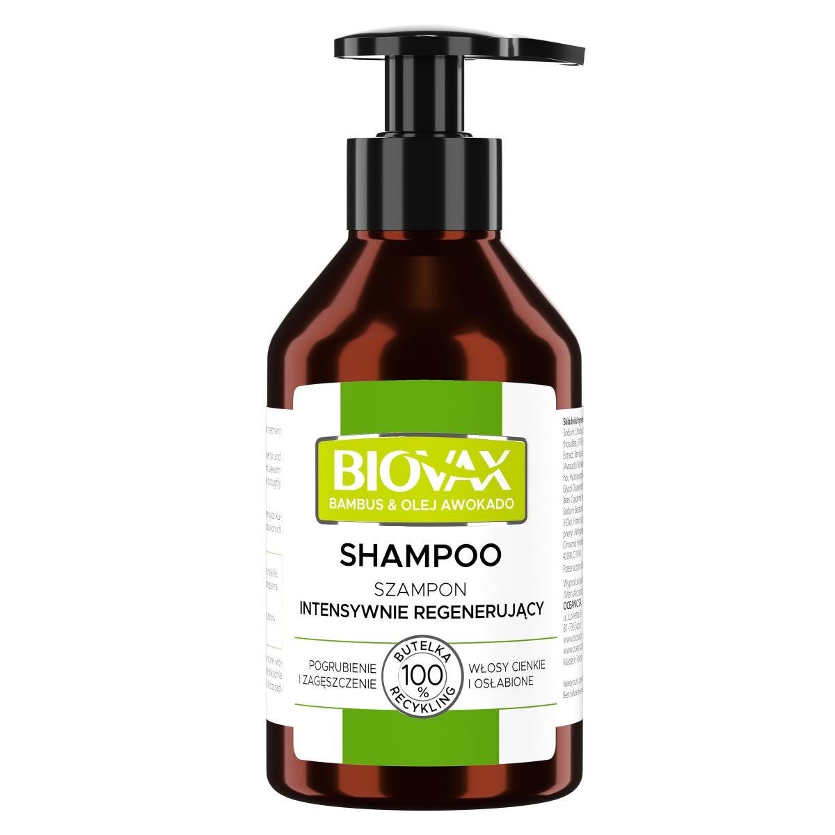 intensywnie regenerujący szampon biovax jedwab keratyna