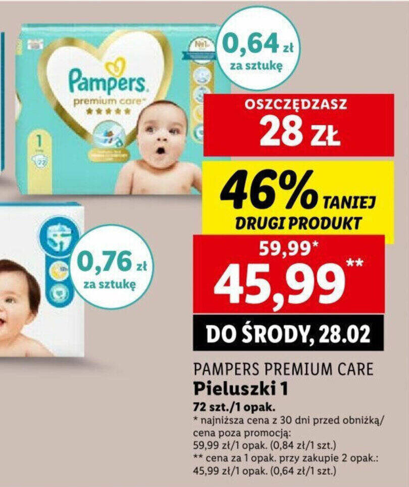 promocja pampers premium care 1