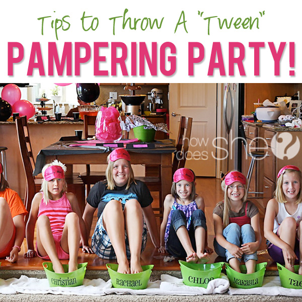 pamper party ideas for 10 year olds