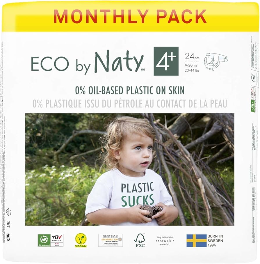 eco by naty ekologiczne pieluszki jednorazowe