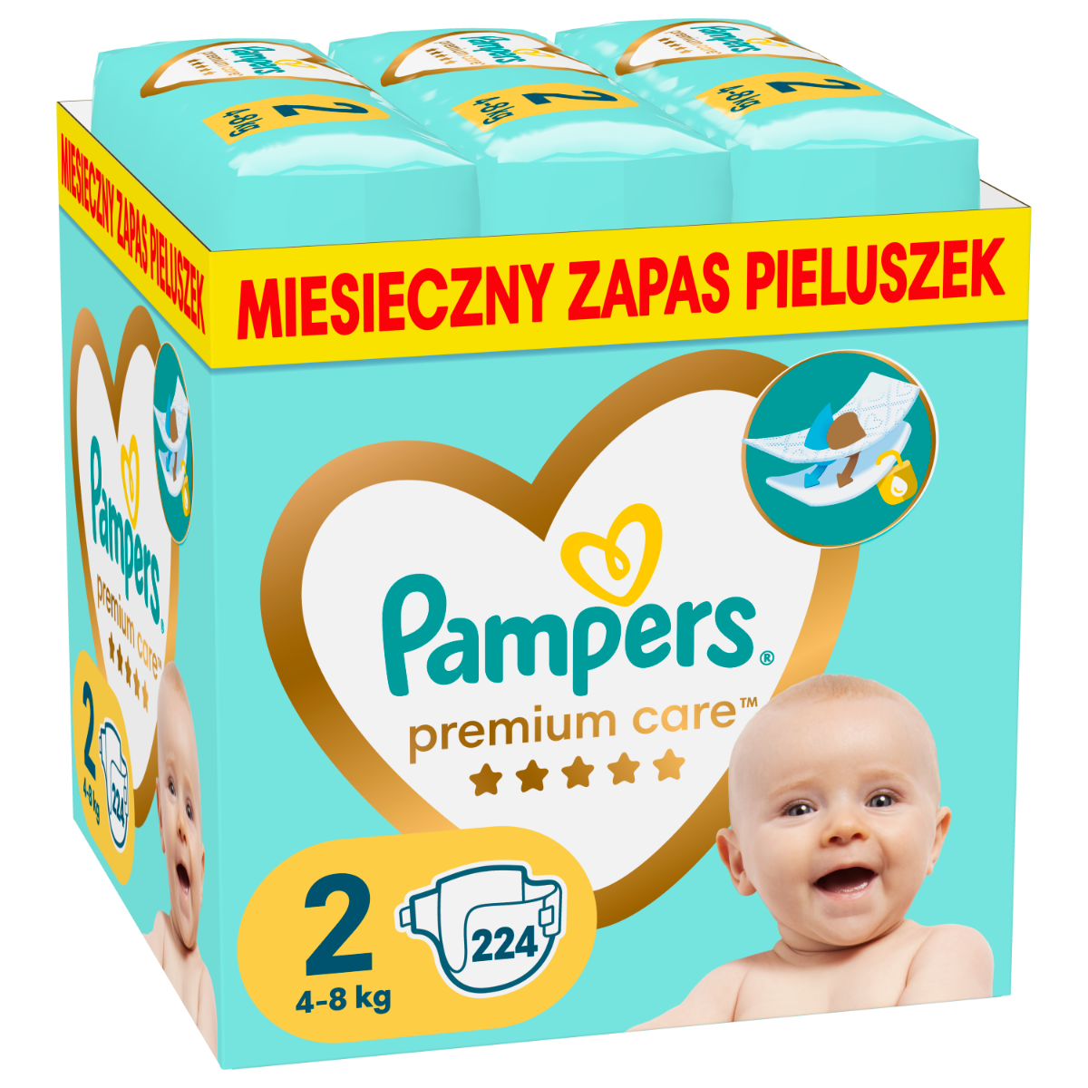 pampers 3 premium duze opakowanie