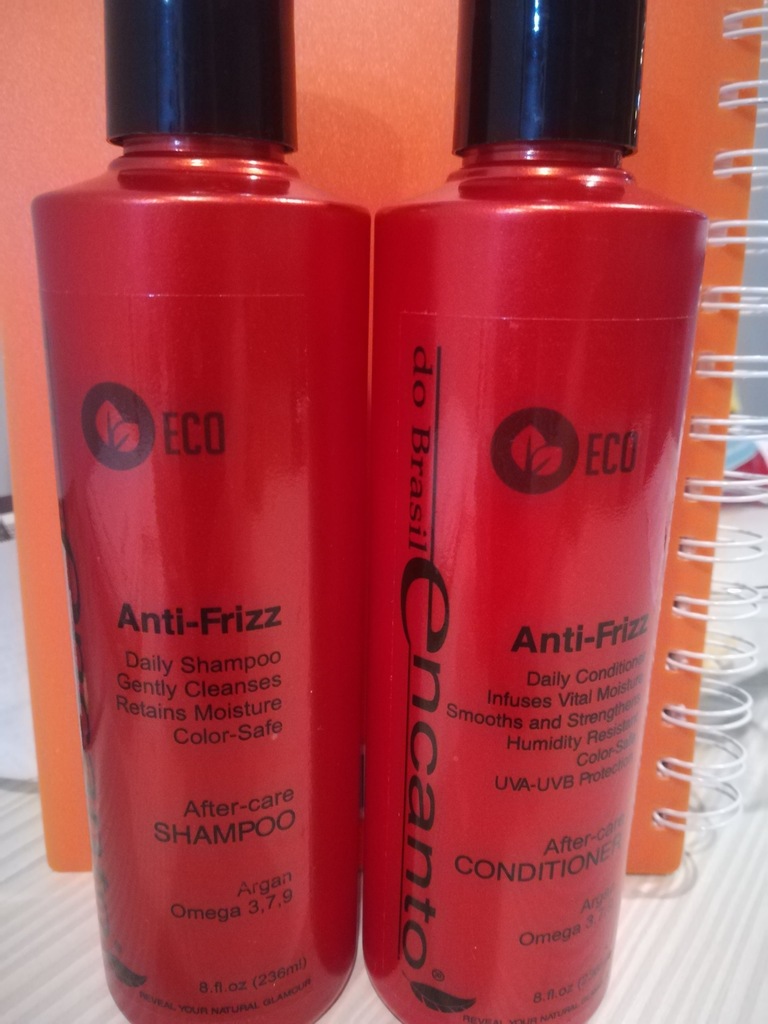 encanto szampon odżywka 236 anti-frizz po zabiegu