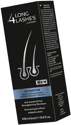 long4lashes men szampon przeciwłupieżowy wzmacniający włosy 200 ml cena