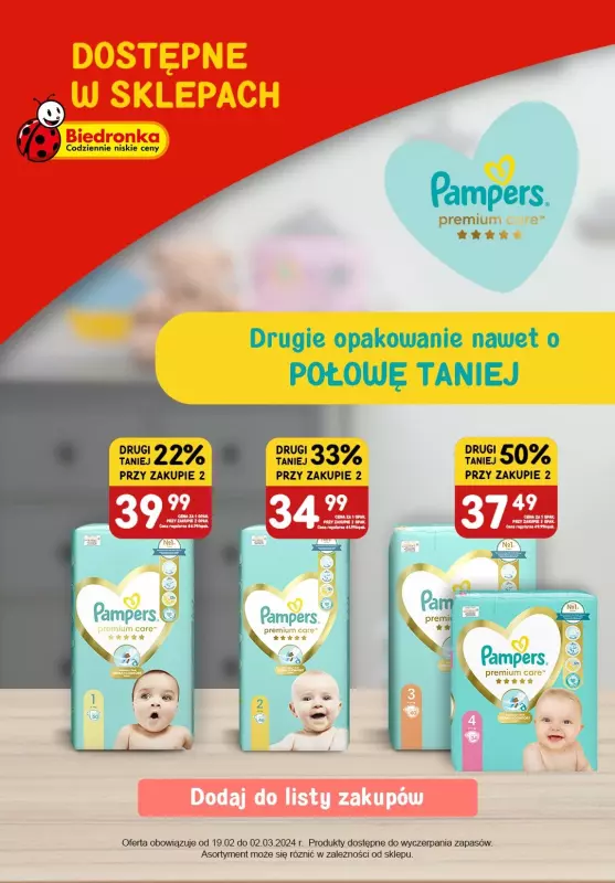 pampers gazetka promocyjna