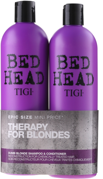 tigi bed head dumb blonde szampon odbudowa