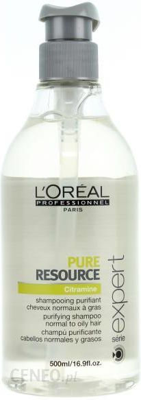 loreal pure resource szampon do włosów przetłuszczających się