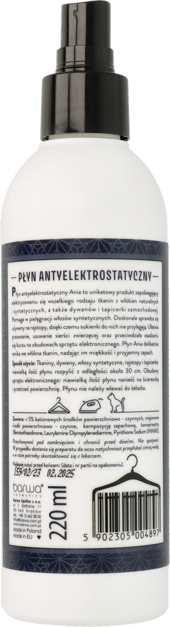 spray na elektryzujące się włosy rossmann