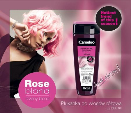 szampon z rózowa płukanka