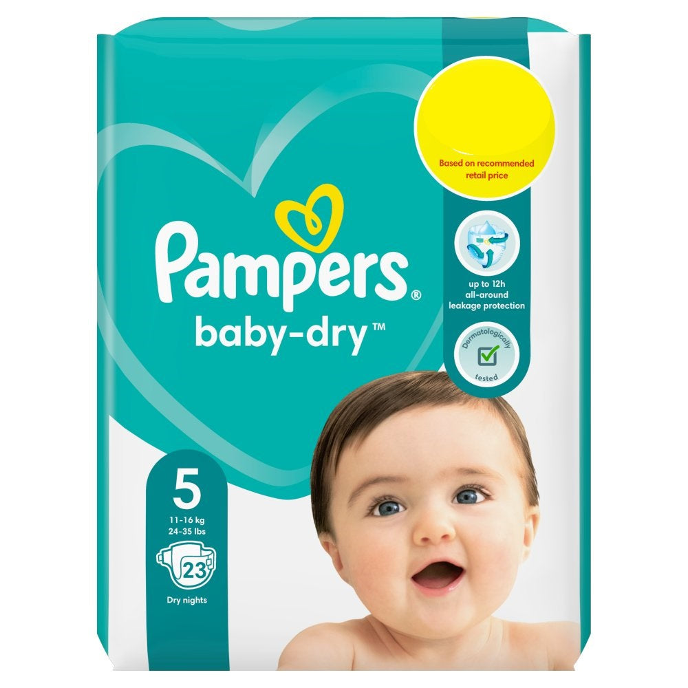 pampers beby dray 5