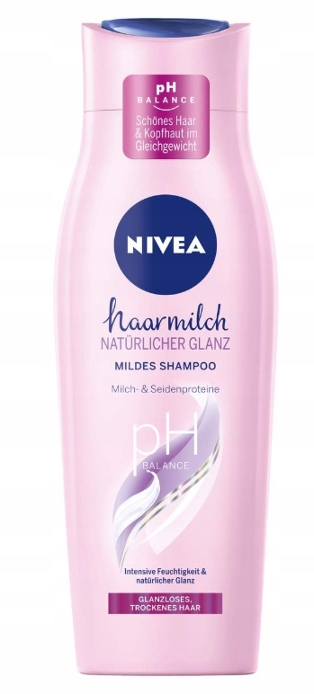 nivea szampon z mlekiem i jedwabiem