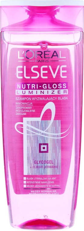 szampon i odżywka elseve nutri-gloss luminizer