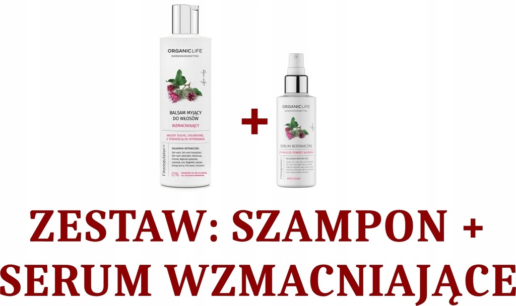 szampon botaniczny wzmacniający organik life