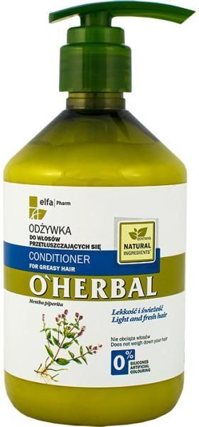 o herbal odżywka do włosów przetłuszczających się