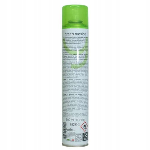 green passion naturalny lakier do włosów 400ml