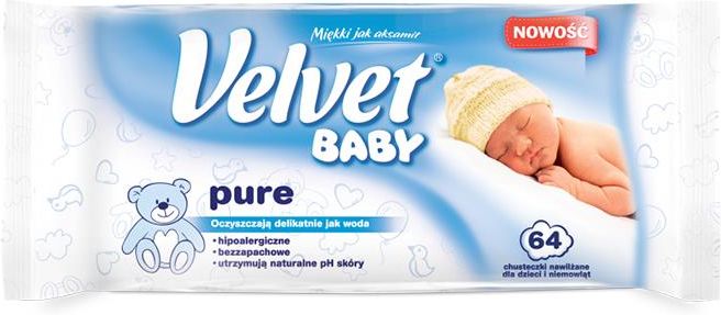 velvet chusteczki nawilżane pure cena