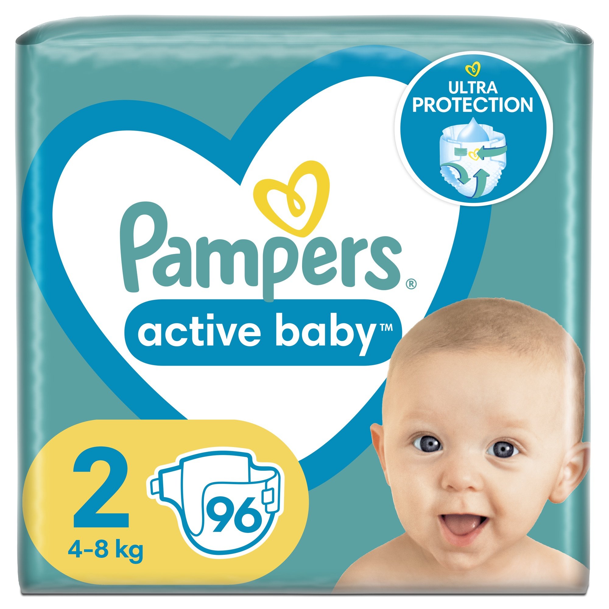 pampers akctive baby 2