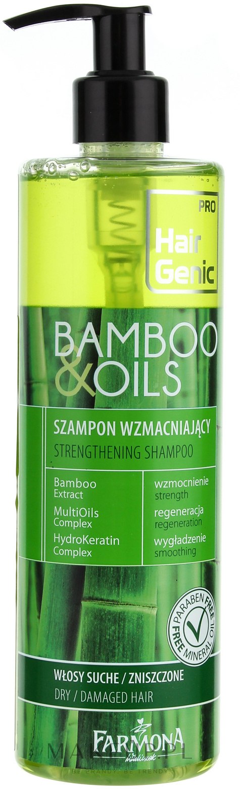 farmona hair genic bamboo-oils szampon wzmacniający skład