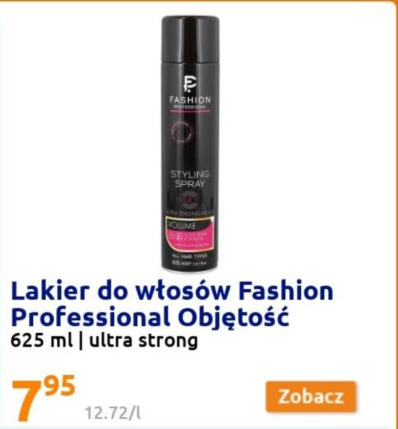 fashion professional lakier do włosów